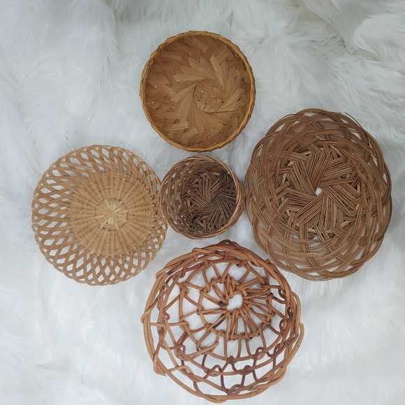 Vintage Other - Vintage Basket Wall Bundle